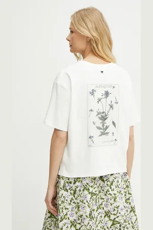 Max Mara T-shirt bawełniany damski kolor 2515941052600