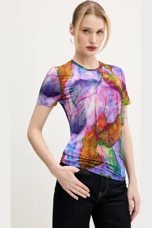 Desigual T-shirt YELLOWSTONE damski kolor 25SWTK89