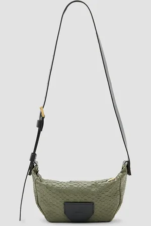 AllSaints Torebka skórzana MADEA SNAKE kolor W092XC