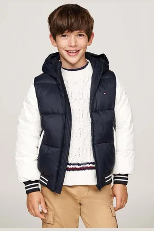 Tommy Hilfiger Kurtka bomber dziecięca kolor KB0KB09465