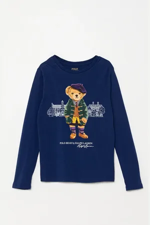 Ralph Lauren Longsleeve bawełniany dziecięcy kolor 313951081001