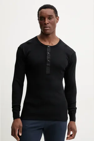 Resteröds Longsleeve bawełniany lounge ORIGINAL bedstefartroje GOTS kolor gładki 17022.4