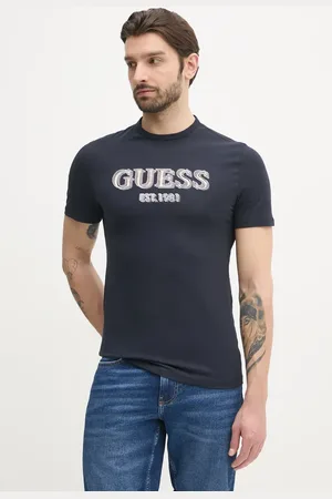 Guess T-shirt bawełniany męski kolor z nadrukiem M5GI07 I3Z14