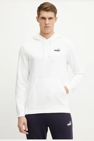 PUMA Bluza męska kolor z kapturem z aplikacją 684719