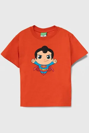Benetton T-shirt bawełniany dziecięcy kolor