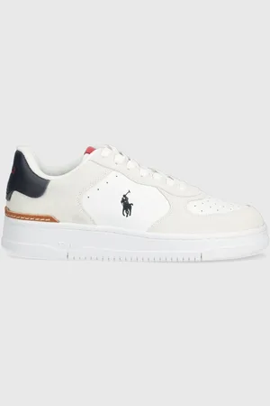 Ralph Lauren Sneakersy skórzane Masters Crt kolor 809891794001