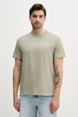 Calvin Klein T-shirt bawełniany męski kolor z nadrukiem J30J327523