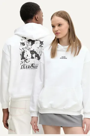 Kaotiko Bluza bawełniana kolor z kapturem z nadrukiem AQ059-01S-M002