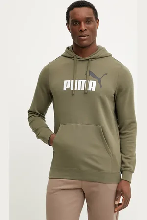 PUMA Bluza męska kolor z kapturem z nadrukiem 684712