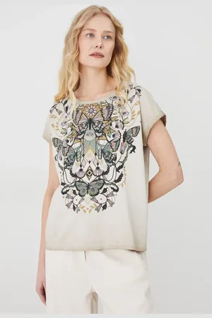 MEDICINE T-shirt bawełniany damski kolor
