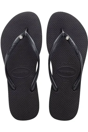 Havaianas Japonki SLIM CRYSTAL SW II damskie kolor na płaskim obcasie 4145651.0090