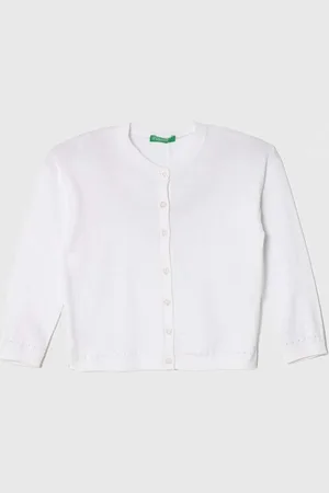 Benetton Kardigan dziecięcy kolor lekki