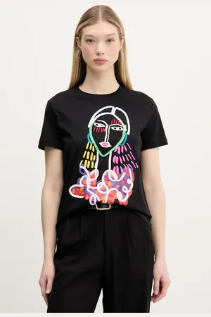 Desigual T-shirt bawełniany MISURI damski kolor 25SWTKA9
