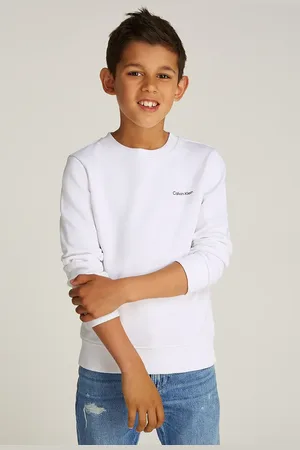 Calvin Klein Bluza bawełniana dziecięca kolor gładka IU0IU00686