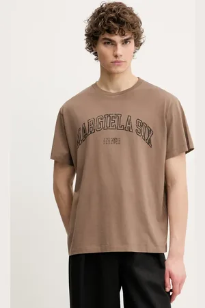 Maison Margiela T-shirt bawełniany męski kolor z nadrukiem SH0GC0046