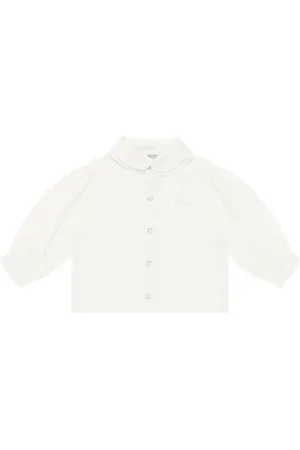 Donsje Bluzka lniana niemowlęca Anoeche Linen Blouse kolor gładka 4094600