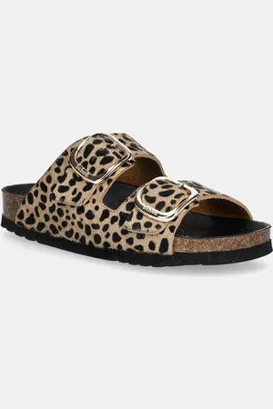 Scholl Klapki skórzane NOELLE damskie kolor F300671850