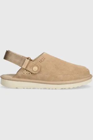 UGG Kapcie zamszowe dziecięce GOLDENSTAR CLOG kolor