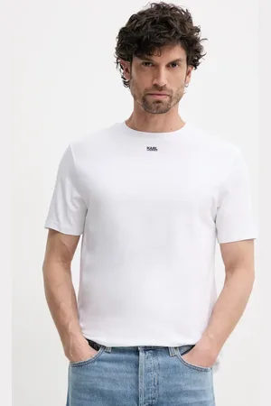 Karl Lagerfeld T-shirt męski kolor gładki 552235.755058