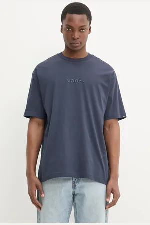Vans T-shirt bawełniany męski kolor gładki VN000HPZJDU1