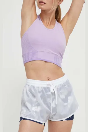 Roxy Szorty do biegania Pure Pursuit kolor wzorzyste medium waist ERJNS03503