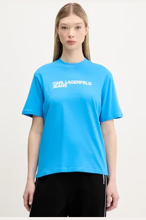 Karl Lagerfeld T-shirt bawełniany damski kolor A1W17005