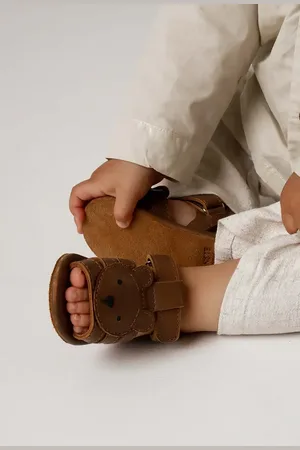 Donsje Sandały skórzane niemowlęce Diedan Sandals Bear kolor 1039602