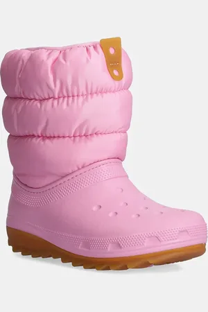 Crocs śniegowce dziecięce CLASSIC NEO PUFF BOOT kolor 207684.G