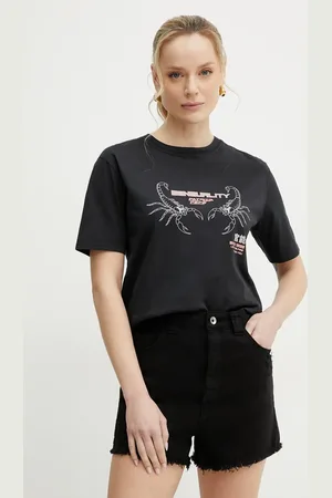 Patrizia Pepe T-shirt bawełniany damski kolor 2M4464 J297