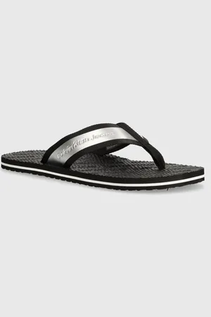 Calvin Klein Japonki BEACH SANDAL IN MET męskie kolor YM0YM00950