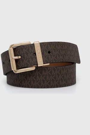 Michael Kors Pasek skórzany dwustronny damski kolor