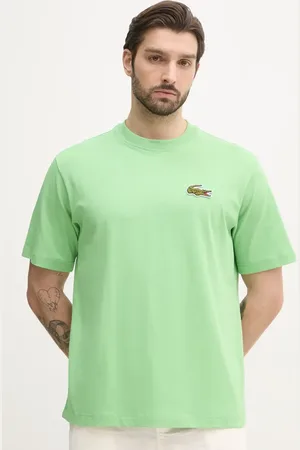 Lacoste T-shirt męski kolor gładki TH2745