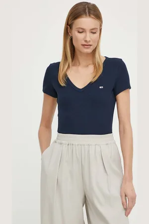 Tommy Hilfiger T-shirt damski kolor DW0DW17385
