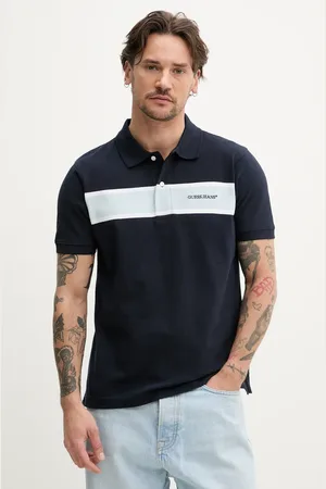 Guess Polo bawełniane męski kolor z aplikacją M5GP29 KCJV1