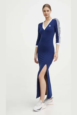 adidas Sukienka kolor maxi dopasowana IP2987