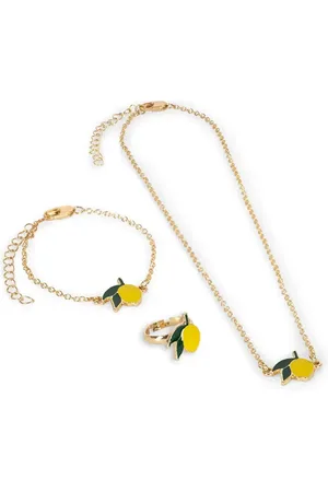 Konges Sløjd Komplet biżuterii dziecięcej LEMON JEWELRY SET KS102888