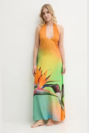Desigual Sukienka plażowa COLIBRÍ DRESS kolor 25SWMW11