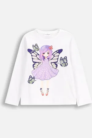 COCCODRILLO Longsleeve dziecięcy kolor EVERYDAY GIRL