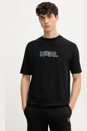 Karl Lagerfeld T-shirt męski kolor z nadrukiem 552235.755156