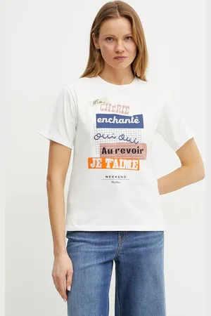Max Mara T-shirt bawełniany damski kolor 2515971041600