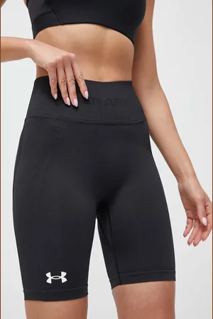 Under Armour Szorty treningowe kolor gładkie high waist 1379151