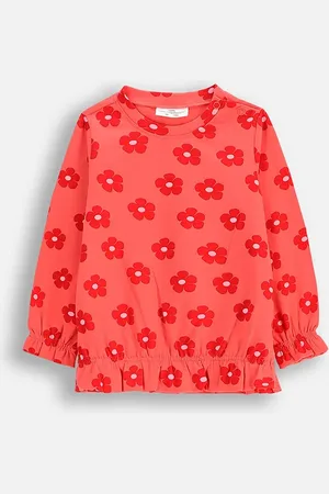 COCCODRILLO Longsleeve dziecięcy kolor NOSTALGIC MEADOW GIRL NEWBORN