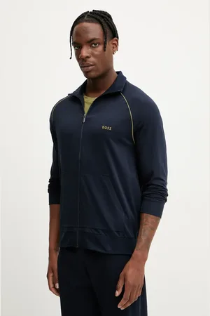 HUGO BOSS Bluza lounge kolor gładka 50515307
