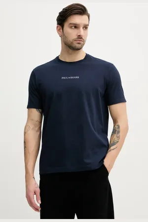 Paul & Shark T-shirt bawełniany męski kolor z nadrukiem 25411088