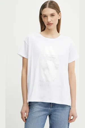 Armani Exchange T-shirt bawełniany damski kolor XW000515 AF10359