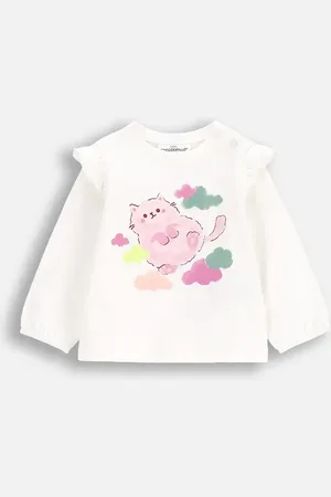COCCODRILLO Longsleeve niemowlęcy kolor DREAM DIARIES GIRL NEWBORN