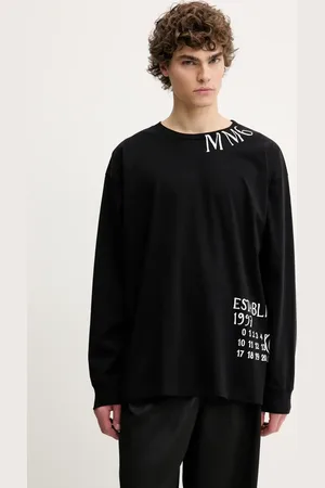 Maison Margiela Longsleeve bawełniany kolor z nadrukiem SH0GC0047