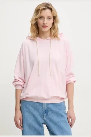 American Vintage Bluza damska kolor z kapturem melanżowa YPA03AE25