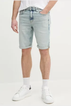 Calvin Klein Szorty jeansowe męskie kolor J30J327193