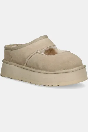 UGG Kapcie zamszowe Bea Mary Jane kolor 1167612-MDSD